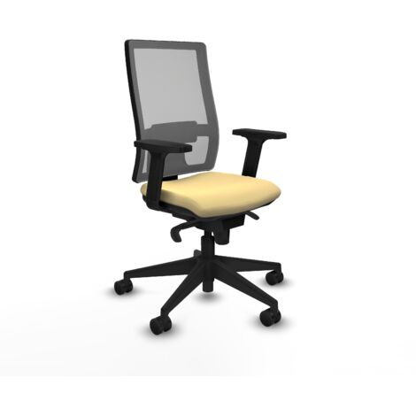 Silla de oficina piqueras y crespo Horna gris espuma alta densidad (1/5)