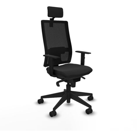 Silla piqueras y crespo Horna negro respaldo ajustable masaje (1/5)