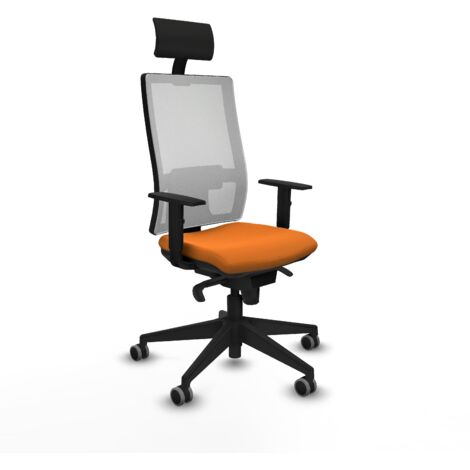 Silla de oficina piqueras y crespo Horna negro espuma alta calidad (1/5)