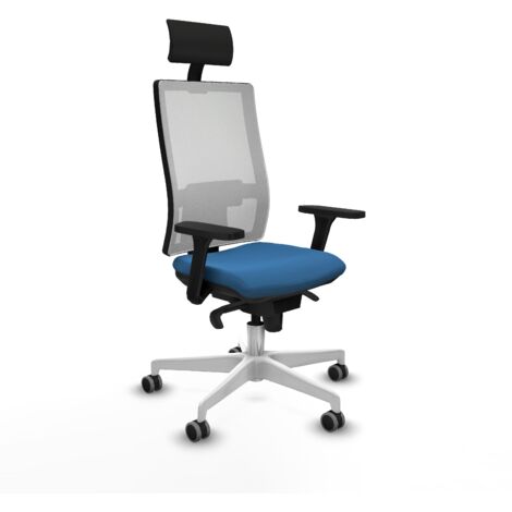 Silla de oficina piqueras y crespo Horna azul claro polipiel (1/5)