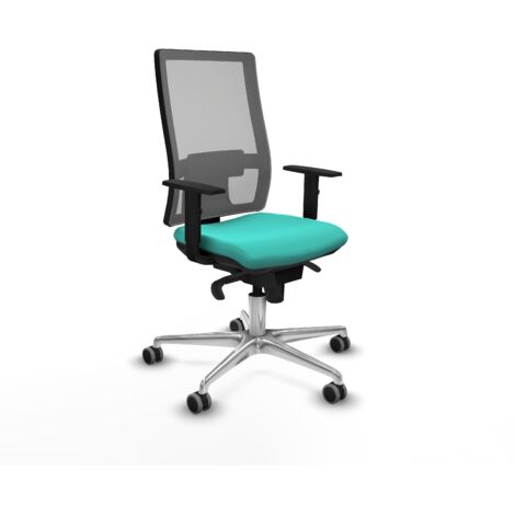 Silla de oficina piqueras y crespo Hornas gris turquesa espuma (1/5)