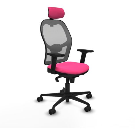 Silla de oficina piqueras y crespo cuero sintético rosa 120 kg (1/5)