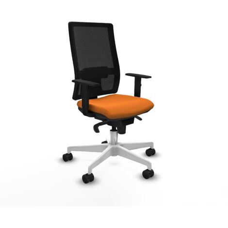 Silla ergonómica piqueras y crespo Horna negro respaldo ajustable (1/5)