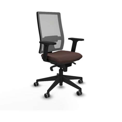 Silla de oficina piqueras y crespo Horna negro ergonómica ajustable (1/5)