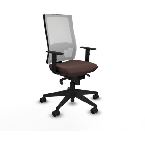 Silla de oficina piqueras y crespo Hornas negro tela transpirable (1/5)