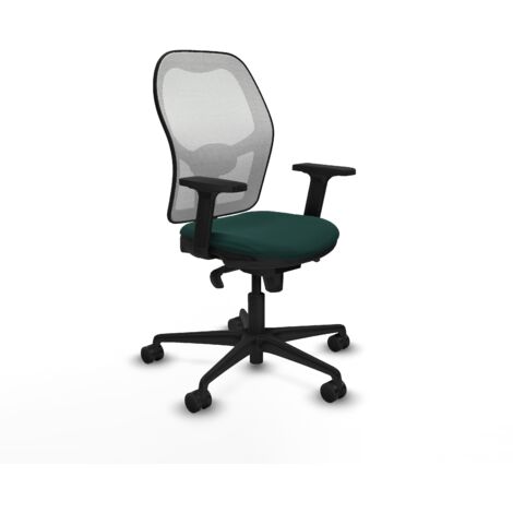 Silla piqueras y crespo Jorquera blanco malla cuero sintético (1/5)