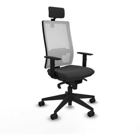 Silla de oficina piqueras y crespo Horna negro espuma alta calidad (1/5)