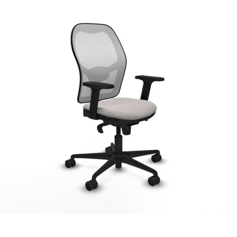 Silla ergonómica piqueras y crespo Jorquera negro espuma alta calidad (1/5)