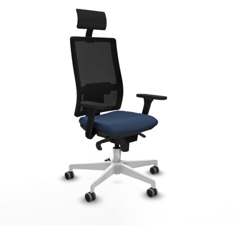 Silla de oficina piqueras y crespo Horna negro cuero sintético (1/5)