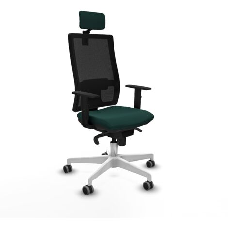 Silla ergonómica piqueras y crespo Horna negro espuma alta densidad (1/5)