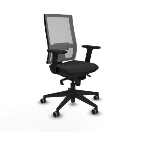 Silla oficina piqueras y crespo Horna negro espuma inyectada (1/5)
