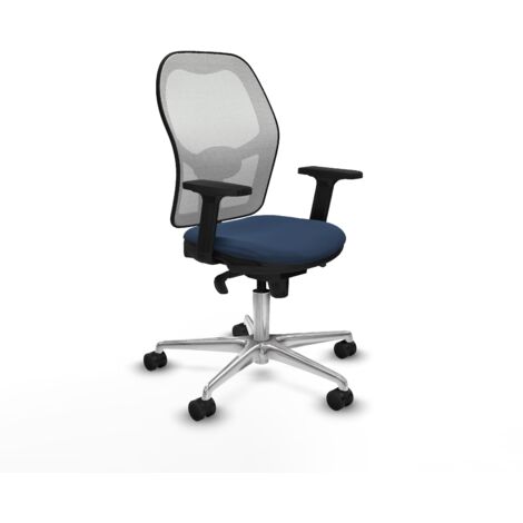 Silla de oficina piqueras y crespo Jorquera blanco cuero sintético (1/5)