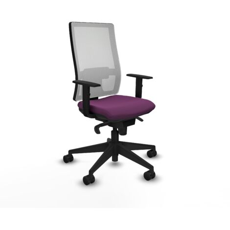 Silla de oficina piqueras y crespo Horna blanco espuma inyectada (1/5)