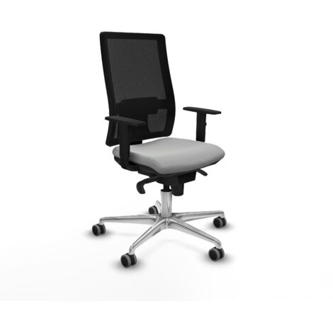 Silla ergonómica piqueras y crespo Hornas negro respaldo ajustable (1/5)
