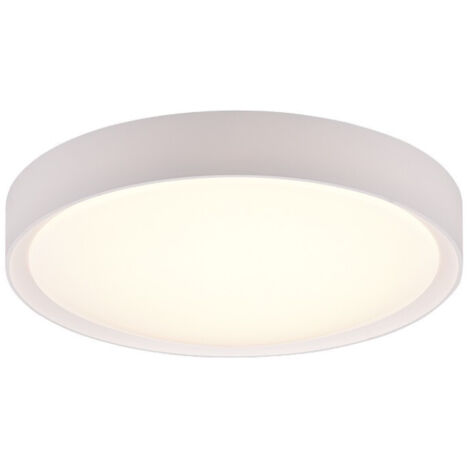Plafón de interior Trio Clarimo 18W 3000K Luz cálida. Ø 33 cm. LED integrado Salón, cocina y dormitorio. Estilo moderno. Plástico y Policarbonato. Color blanco (1/5)