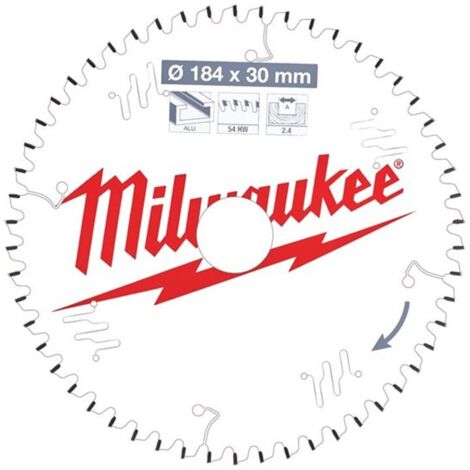 Milwaukee Hoja universal 184 mm THIN KERF PTFE (1/2)