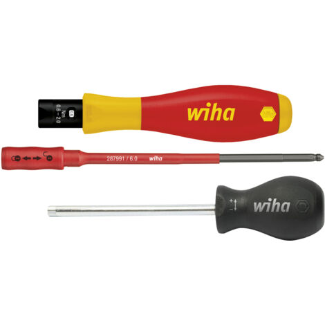 Wiha Destornillador dinamométrico TorqueVario®-S electric con limitación del par de apriete de ajuste variable 0.5 - 2 (26625)