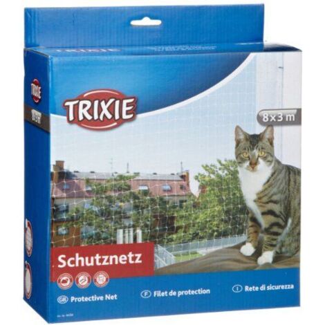 Trixie Red de protección transparente para gato 8x3m