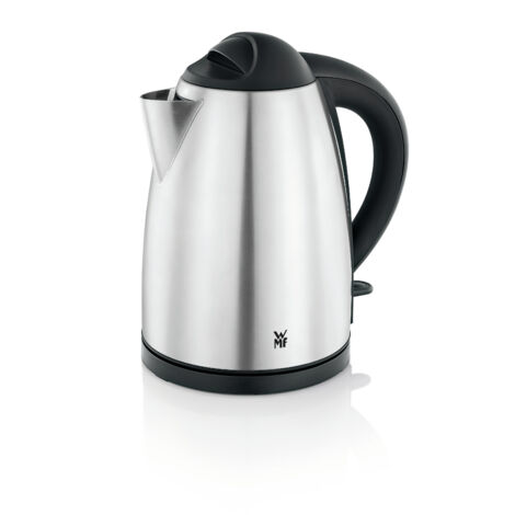WMF Bueno - Hervidor de Agua 1,7 L de Acero Inoxidable Cromargan 18/10, Hervidor Eléctrico 2400 W con Filtro de Cal e Indicador Nivel de Agua (1/5)