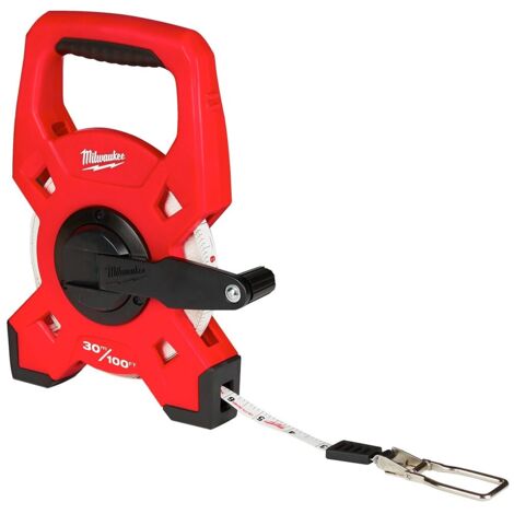 Milwaukee Modelo cinta métrica de fibra de vidrio 30m (1/4)