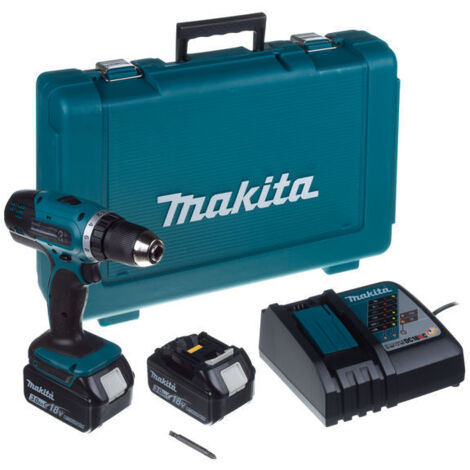 Makita DDF453RFE taladro atornillador inalámbrico 18V batería de litio (1/2)