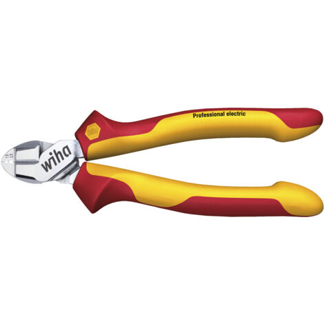 Wiha Alicates de corte diagonal de aislamiento Professional electric con DynamicJoint® 160 mm, 61/2" (27431)