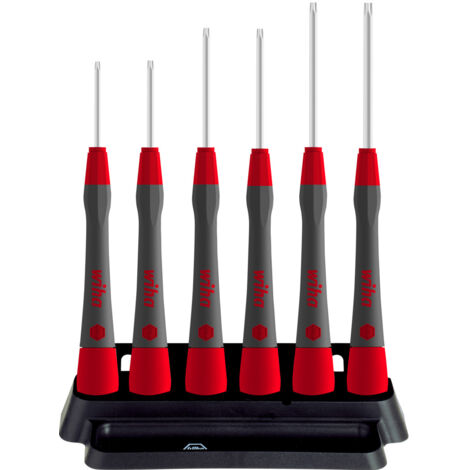 Wiha Juego de destornilladores de precisión PicoFinish® TORX®, de 7 unid., incl. soporte (42996)