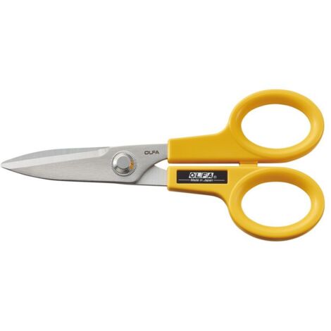 Olfa SCS-1 tijeras multifunción amarillas 14 cm (1/2)