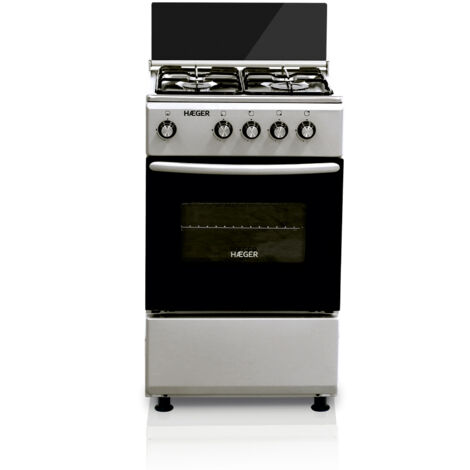 Haeger GC-SS5.006D cocina de gas plateada 46L