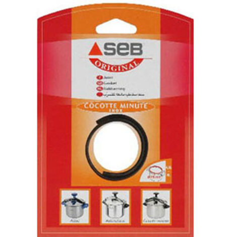 Seb Junta de Silicona para Olla a Presión Negra 22 cm 4,5-6 L