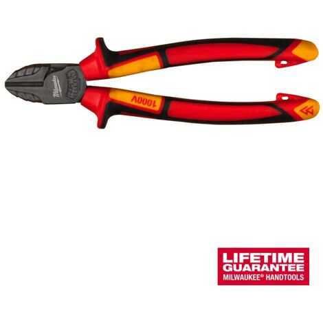 Alicate de corte diagonal VDE 180mm MILWAUKEE Ref.4932464568 (1/2)