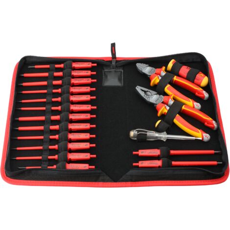 E-smart vde-aclinglingschatt vde zangen undaphasenprufer en el bolsillo 19-PC. (1/3)