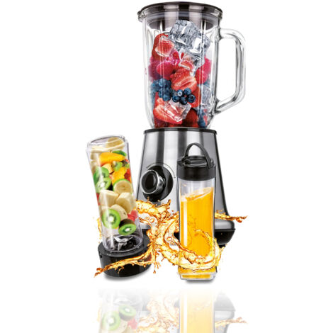 MPM MBL-15M licuadora 1 L Batidora de vaso 450 W Acero inoxidable