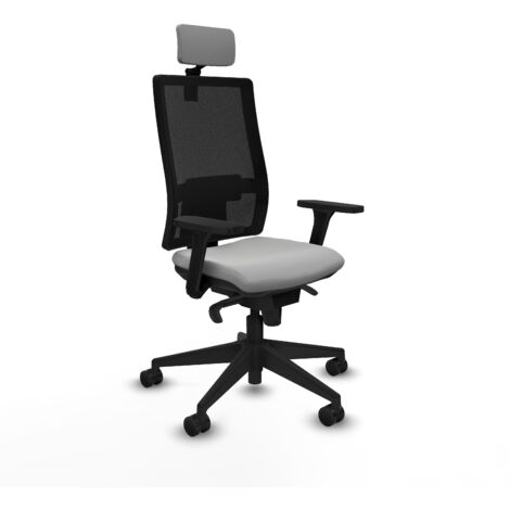 Silla de oficina piqueras y crespo Hornas negro tela malla (1/5)