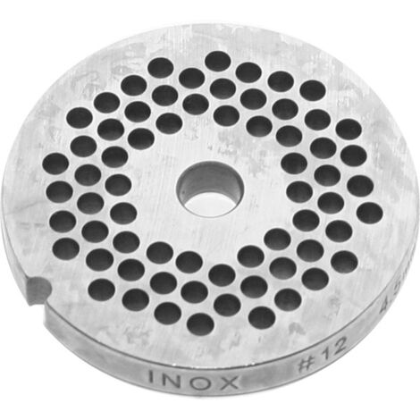 Rejilla de acero inoxidable de 4,5 mm para picadora reber n ° 12 - 4312 a/4 - reber -