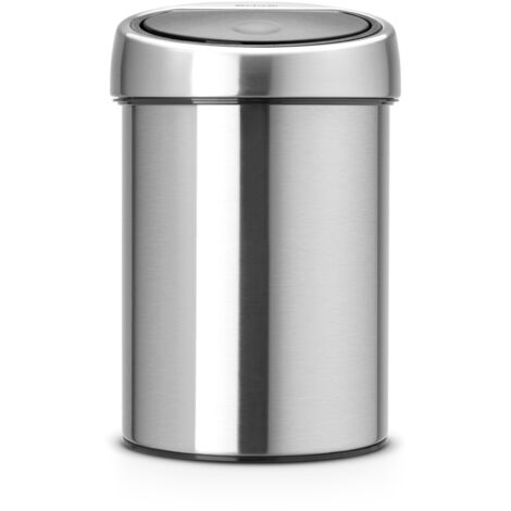 Brabantia Touch Bin cubo de acero mate 3L para baño (1/5)