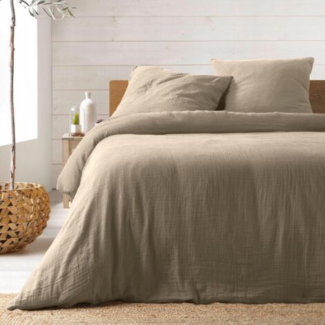 Douceur-dinterieur ANGEIA Juego de cama arena 240x220 cm