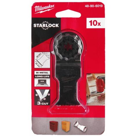 Milwaukee Starlock hoja multitool bimetal 10 piezas (1/2)