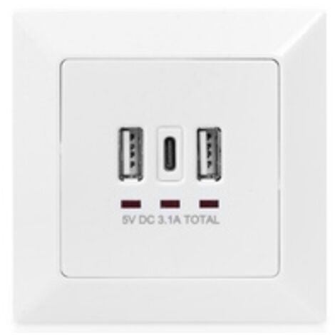 Caja de enchufes Digitus by Assmann DA-70618 Blanco (1/5)