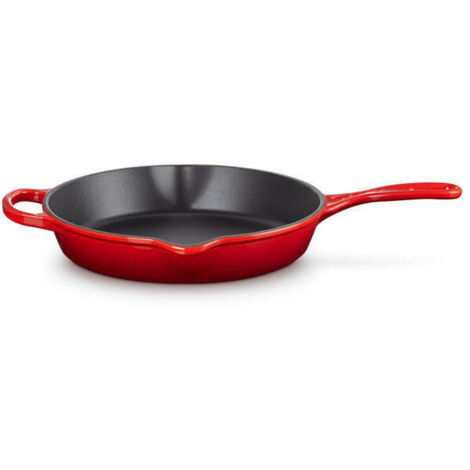 Le creuset sartén skillet alta de hierro fundido, 26 cm, 2 litros, cereza (1/4)