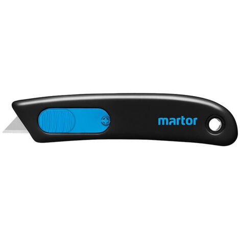 Martor Secunorm Smartcut cuchillo de seguridad negro azul