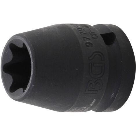 Llave de vaso de impacto E-Torx  12,5 mm (1/2")  E20 (1/2)