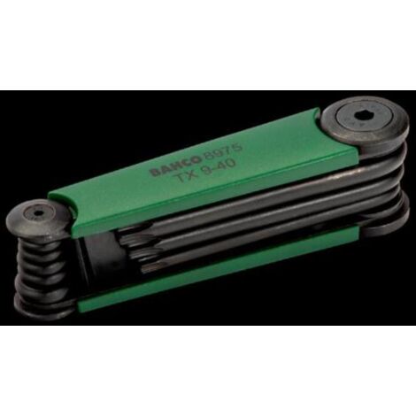 Juego de llaves bahco Set of 8 plegables verde acero (1/3)