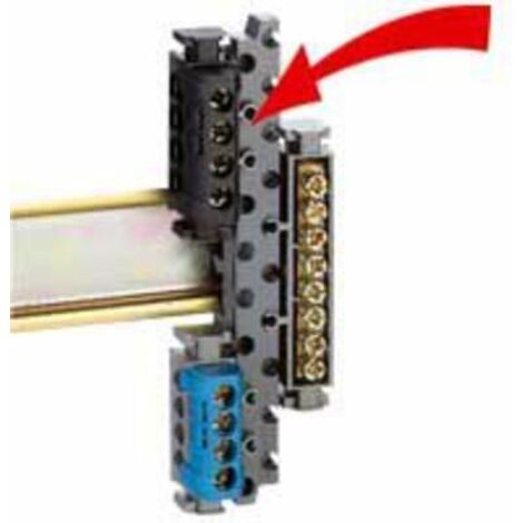 Support universel pour monter tous les borniers sur rail symétrique ou asymétrique - 004811 - LEGRAND