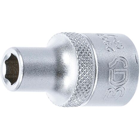 Llave de vaso hexagonal  entrada 12,5 mm (1/2")  8 mm (1/3)