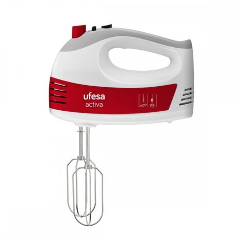 Batidora de mano Ufesa BV4650 400W rojo y blanco (1/4)