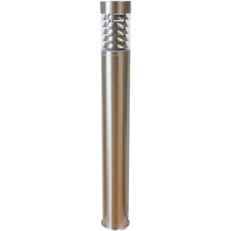 Lámpara de exterior, Ø100x1000mm, acero inoxidable, IP44 (1/2)