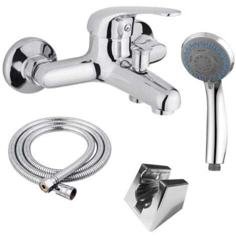 Fontastock Juego de accesorios para baño y ducha Zinc 4 piezas (1/5)