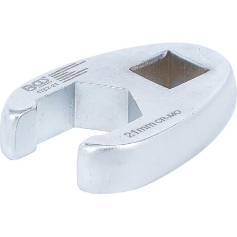 Llave boca hexagonal abierta (crowfoot) entrada 12,5 mm (1/2") 21 mm