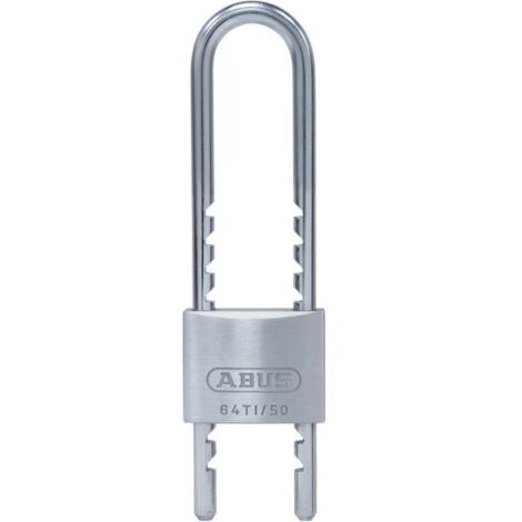 Candado abus 64TI50HB60 color metálico acero endurecido
